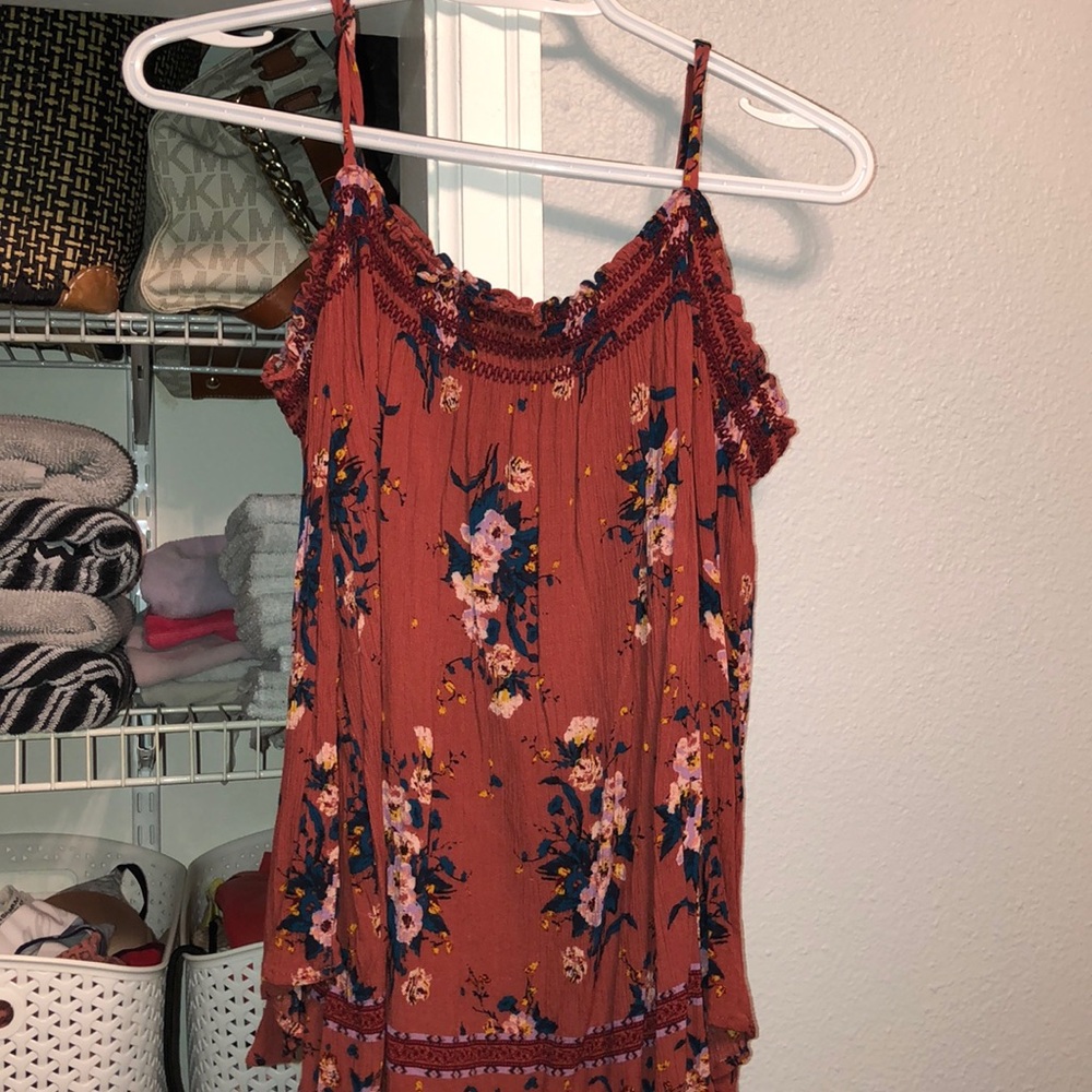 Off the shoulder floral top
